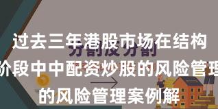 过去三年港股市场在结构性行情阶段中中配资炒股的风险管理案例解