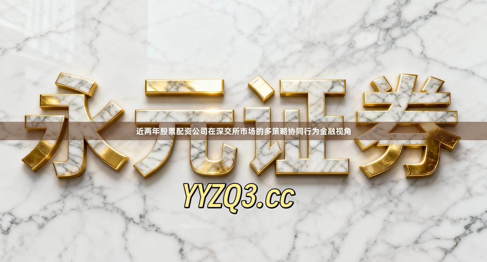 近两年股票配资公司在深交所市场的多策略协同行为金融视角